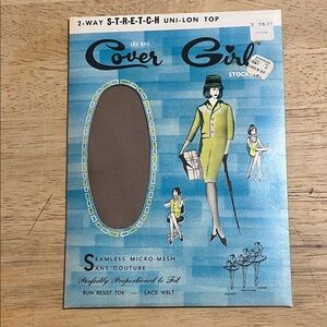 Vintage Nylon Stockings Cover Girl